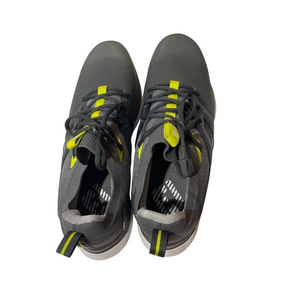 FootJoy HyperFlex Golf Shoes Mens 13M Gray & Neon Yellow Grip Spikes C74 - Picture 5 of 7